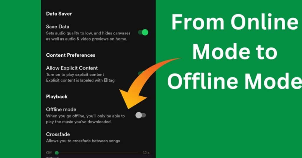 From Online Mode to Offline Mode