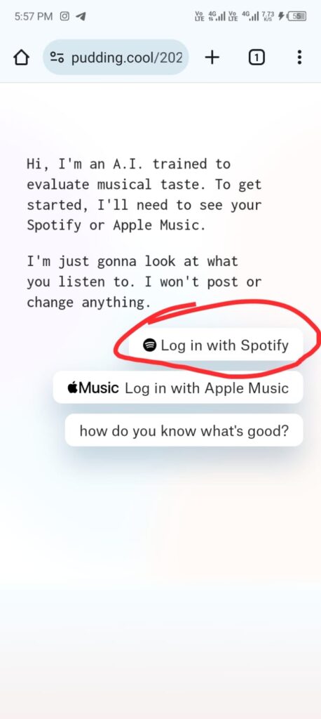 Login with Spotify