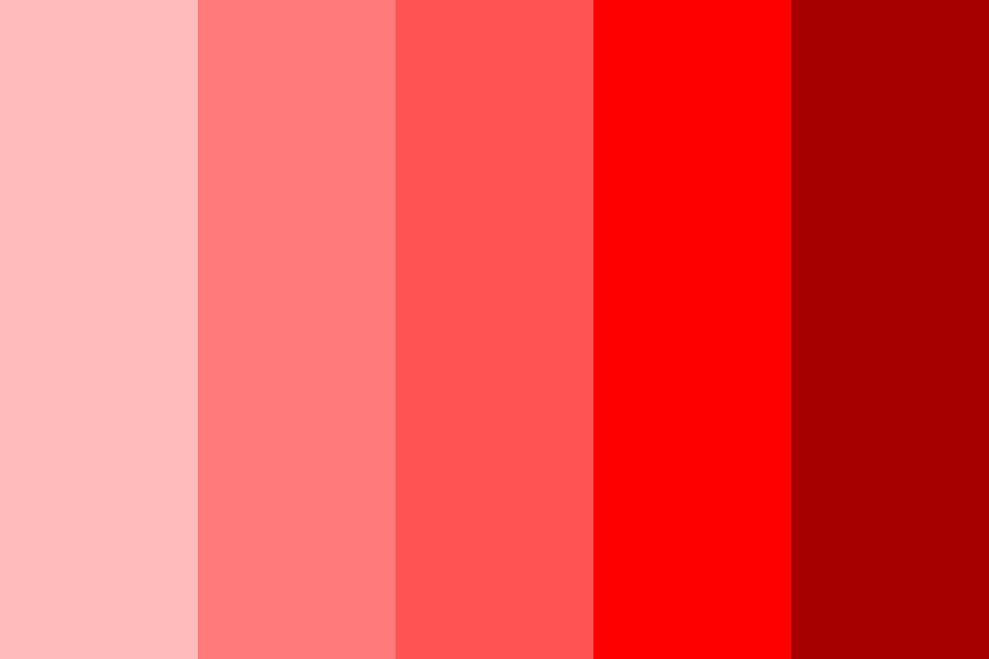 Red Color Palette