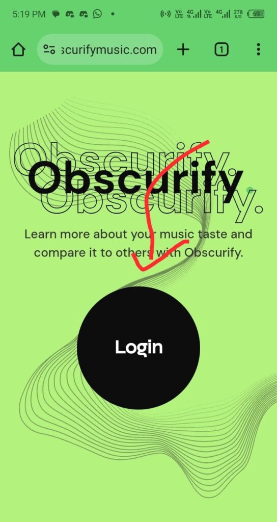 Spotify Obscurity Login