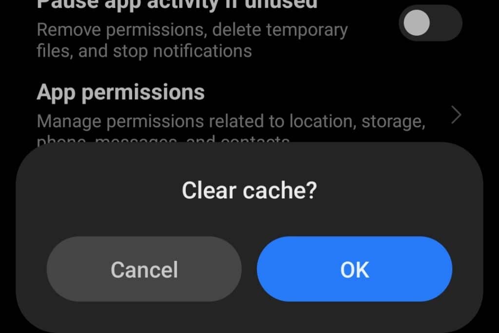 Spotify app clear cache
