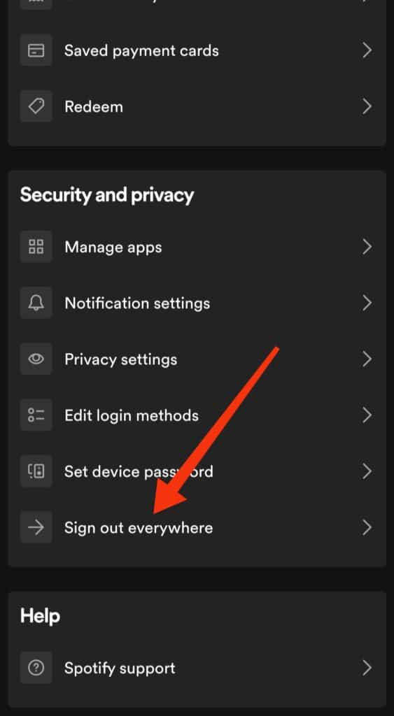 Spotify setting issues