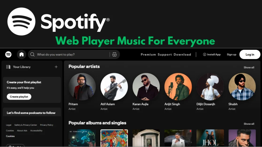 spotify - web player: music for everyone