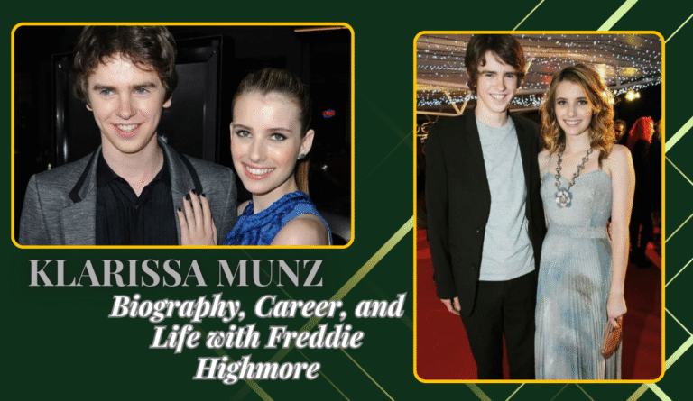 Klarissa Munz: Biography, Career, and Life with Freddie Highmore