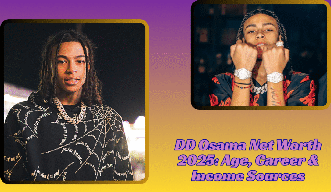 DD Osama posing with luxury cars and jewelry symbolizing his net worth