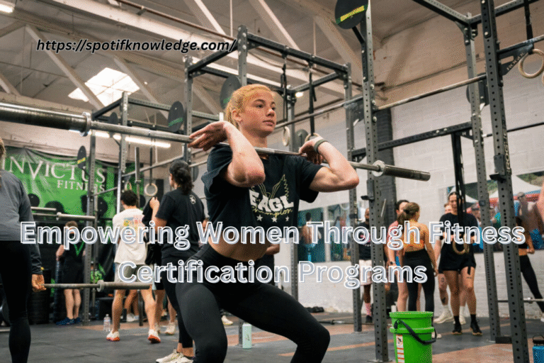 Empowering Women Through Fitness Certification Programs