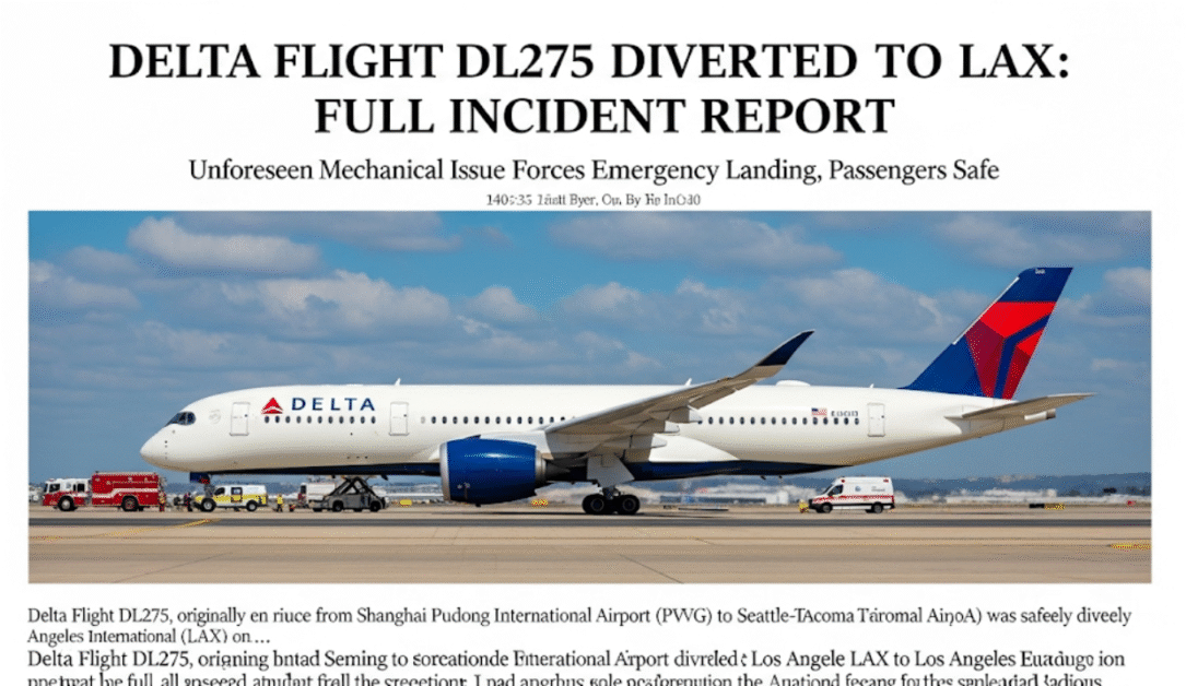Delta Flight DL275 Diverted to LAX: Full Incident Report