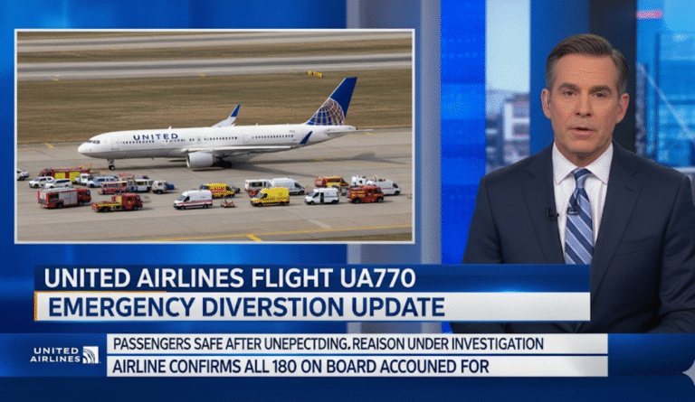 United Airlines Flight UA770 Emergency Diversion Update