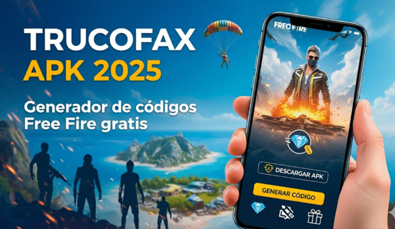 TrucoFax APK 2025: Generador de códigos Free Fire gratis