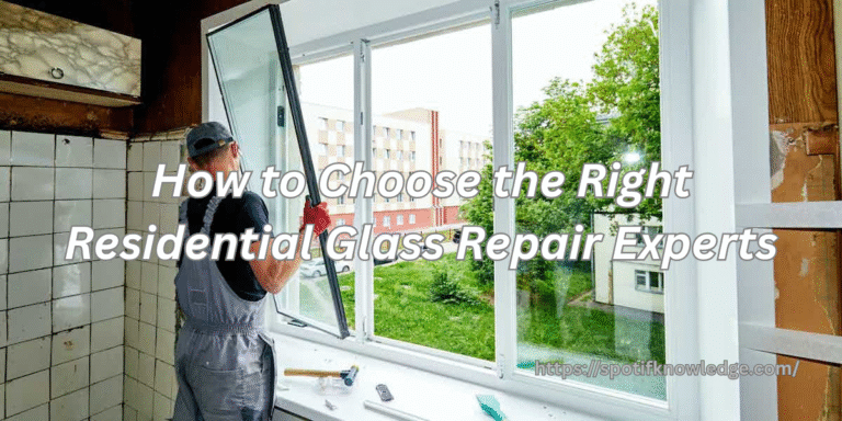 How to Choose the Right Residential Glass Repair Experts