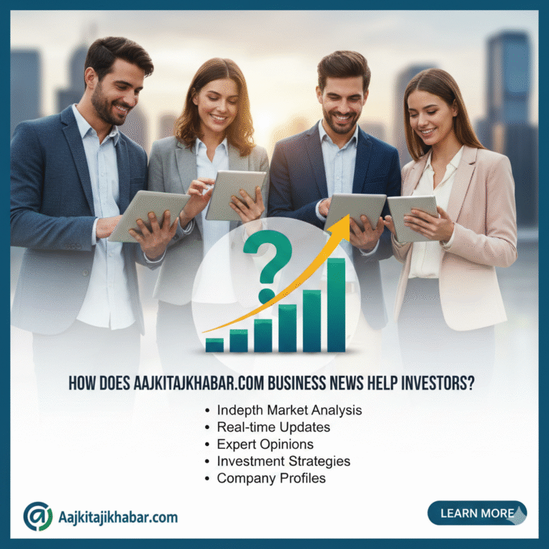 How Does Aajkitajikhabar.com Business News Help Investors?