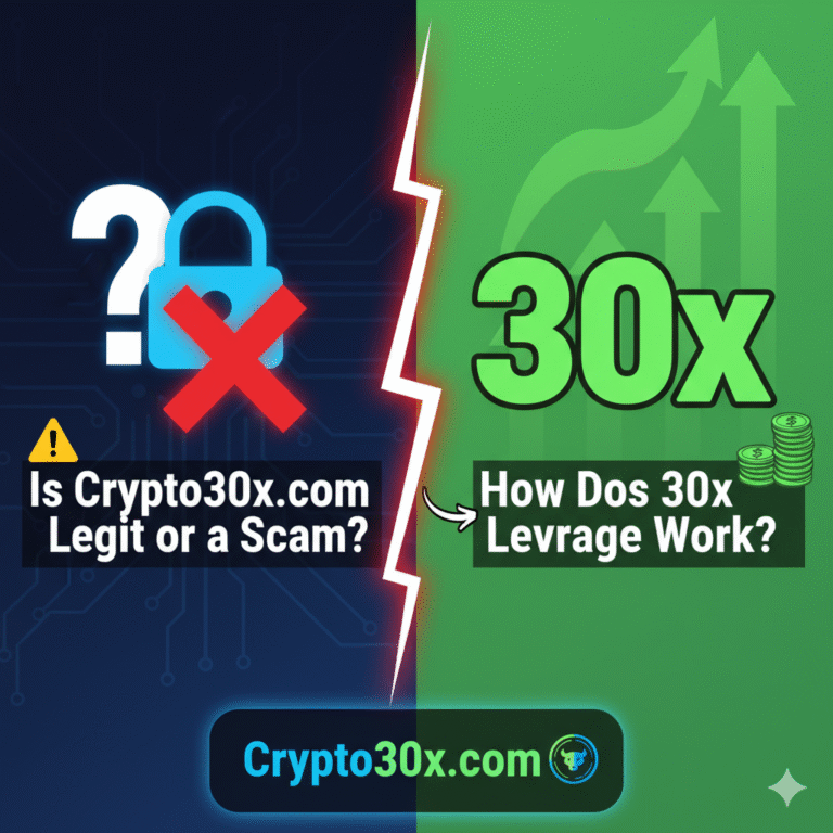 Is Crypto30x.com Legit or a Scam How Does 30x Leverage Work