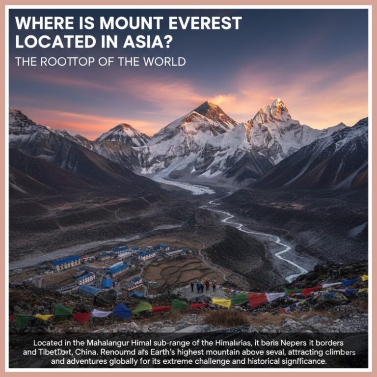 Where Is Mount Everest Located in Asia, and Why Is It Famous