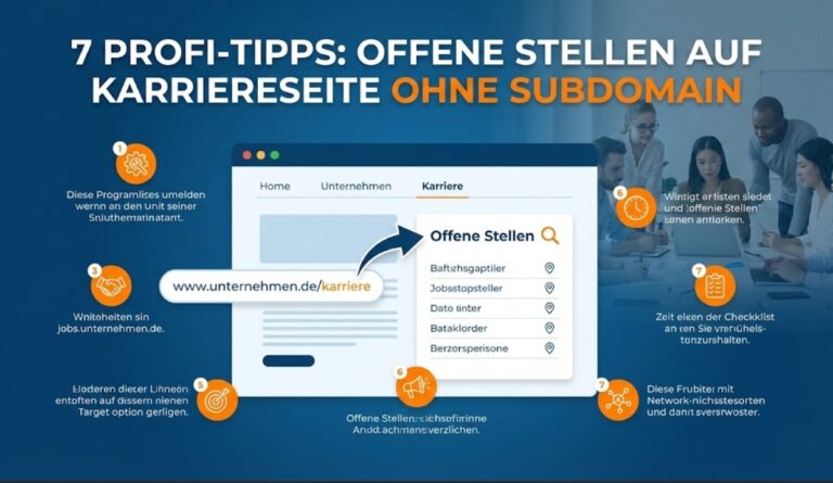 7 Profi-Tipps: Offene Stellen auf Karriereseite ohne Subdomain 7 Profi-Tipps Offene Stellen auf Karriereseite ohne Subdomain