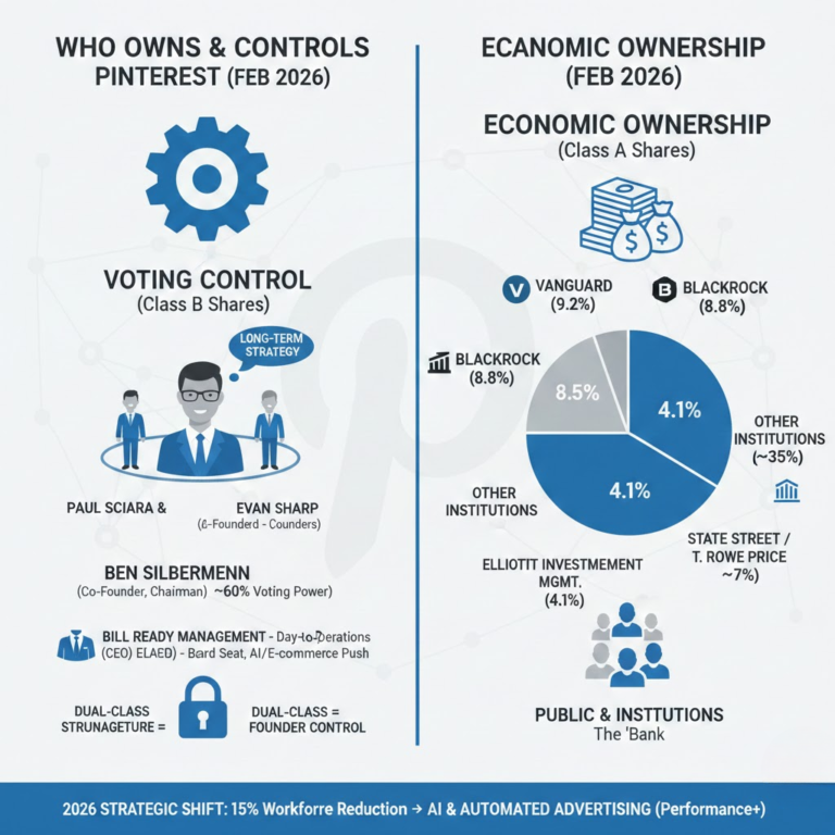 Who Owns Pinterest Today and Who Really Controls the Company