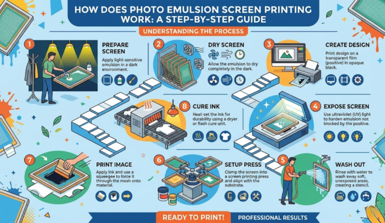 How Does Photo Emulsion Screen Printing Work Guide